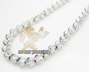 14k white gold diamond cut 