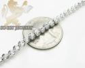 14k white gold diamond cut