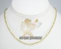 14k yellow gold diamond cut 