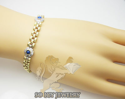 ladies 14k gold bracelets