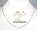 Ladies 14k  rose gold diamond cut bead necklace 1.8mm 16-24 inch