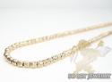 Ladies 14k rose gold diamond cut ball necklace 2mm 16-24 inch