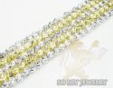 5 row 14k two tone diamond cut bead italian gold bracelet