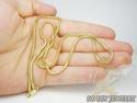 14k yellow gold italian snake chain 1mm 16-18 inch