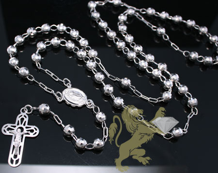 14k solid white gold