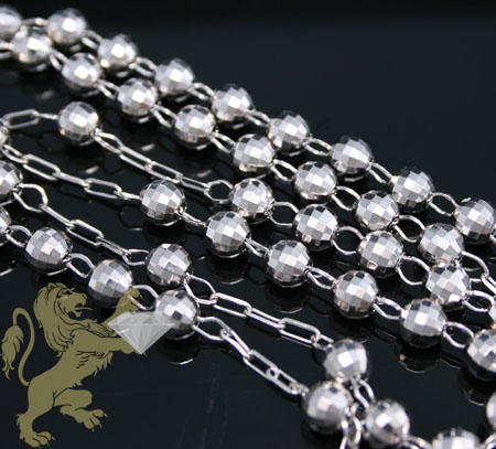 14k solid white gold