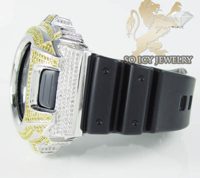 Mens diamond canary g-shock watch 4.00ct - Image 4