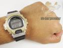 Mens diamond canary g-shock watch 4.00ct