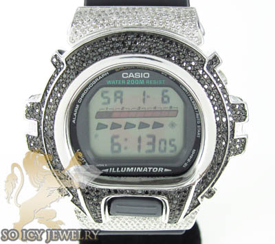 Buy Mens Diamond Black G-shock Watch 4.00ct Online at SO ICY JEWELRY