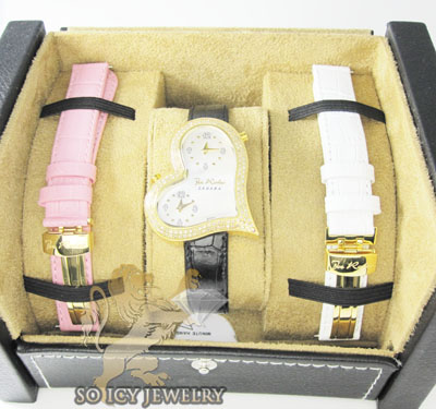 Ladies joe rodeo diamond watch yellow sahara heart 1.40ct - Image 6