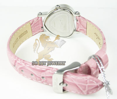 Ladies joe rodeo diamond watch pink mini heart 0.27ct