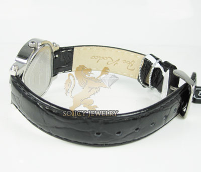 Ladies joe rodeo diamond watch black mini heart 0.27ct