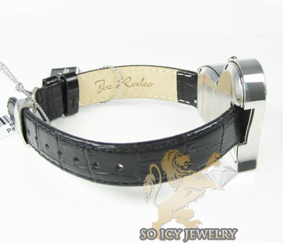 Ladies joe rodeo diamond watch white sahara heart 1.40ct