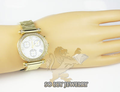 Ladies joe rodeo diamond watch yellow valerie 1.10ct - Image 5