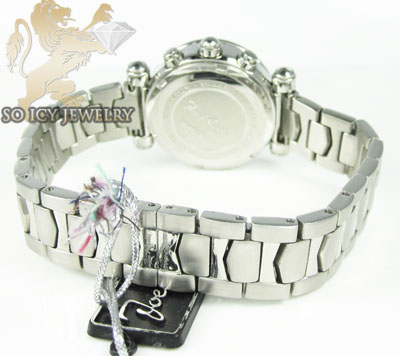 Ladies joe rodeo diamond watch white valerie 1.10ct