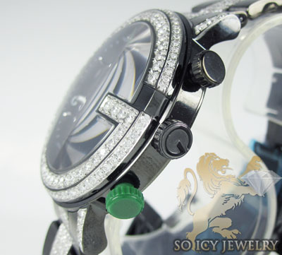 Diamond gucci g watch black stainless steel 4.40 ct - Image 3