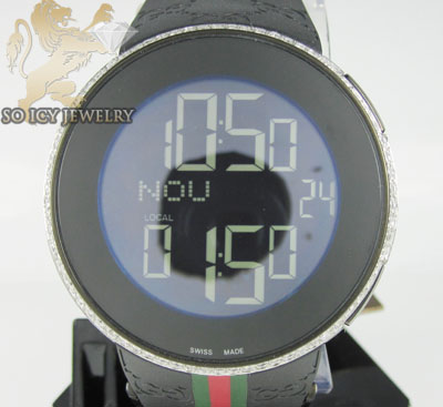 White diamond igucci digital watch 5.00ct full case - Image 2