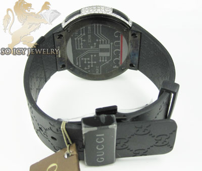 White diamond igucci digital watch 5.00ct full case