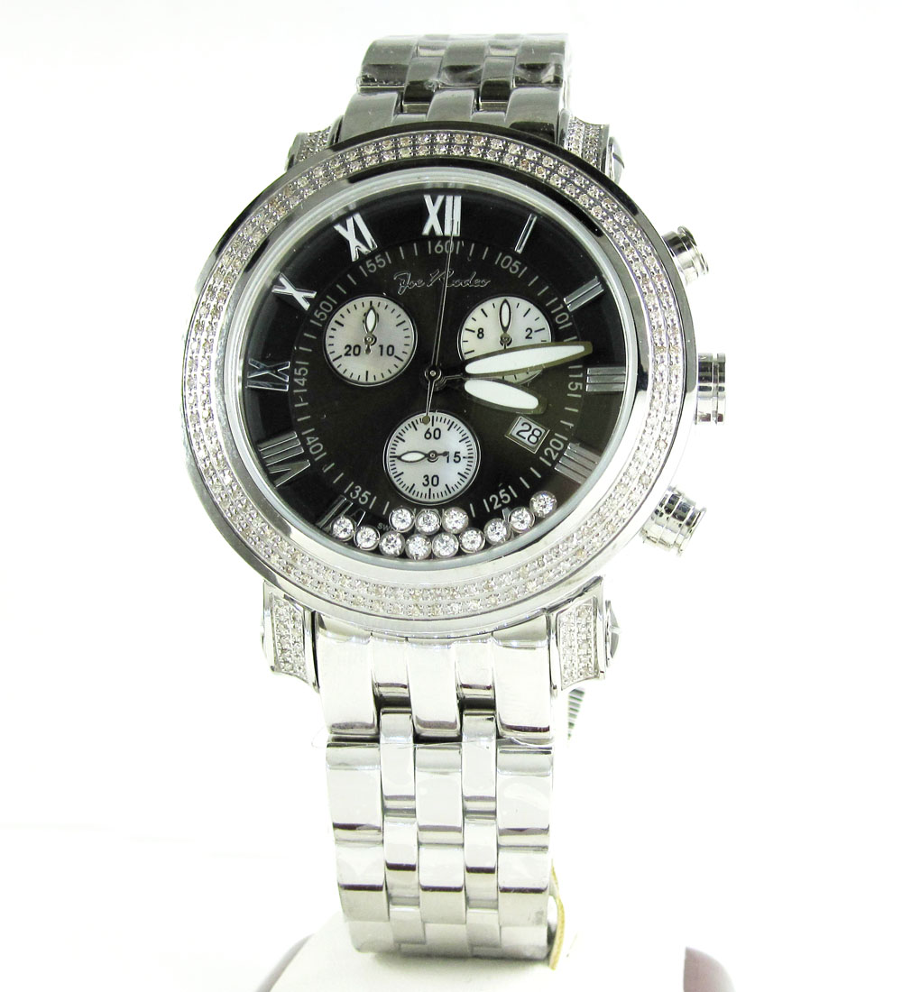 Mens joe rodeo black tyler diamond watch 2.00ct - Image 2