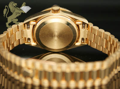 Ladies pure 18k solid yellow gold 
