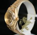 Ladies pure 18k solid yellow gold 