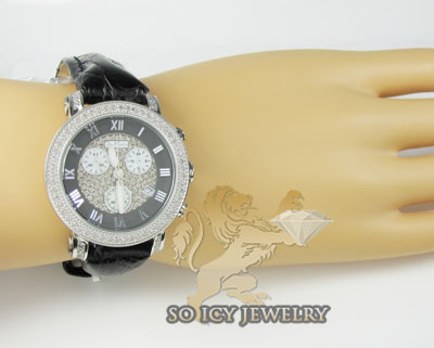 Ladies diamond joe rodeo black dial passion watch 0.60ct