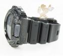 Mens diamond black g-shock watch 0.15ct
