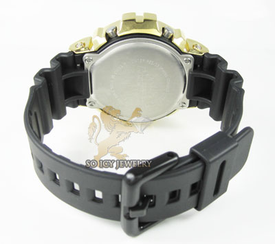 Mens diamond yellow g-shock watch 0.15ct