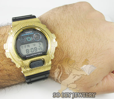 Mens diamond yellow g-shock watch 0.15ct - Image 5
