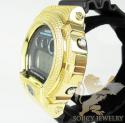 Mens diamond yellow g-shock watch 0.15ct