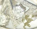 3.00ct ladies 18k solid white gold diamond vs solitaires ring