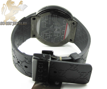 Mens black diamond igucci digital watch 2.00ct - Image 6