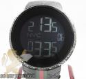 Mens black diamond igucci digital watch 2.00ct