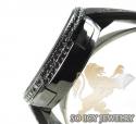 Mens black diamond igucci digital watch 2.00ct