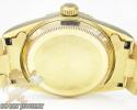 Mens 14k yellow gold geneve automatic watch