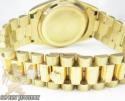 Mens 14k yellow gold geneve automatic watch