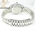 Womens 18k white gold gerard petit automatic watch