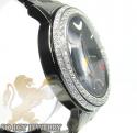 Diamond gucci g watch black stainless steel 3.75 ct