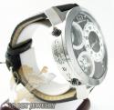 Curtis & co white stainless steel mens watch 3 time zone