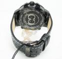 Curtis & co black stainless steel mens watch 3 time zone