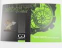 Curtis & co black stainless steel mens watch 3 time zone