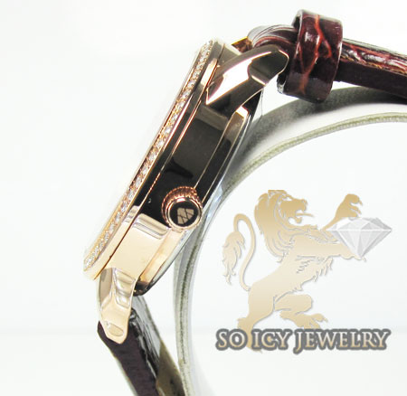 Ladies diamond aqua master watch rose steel 0.50ct