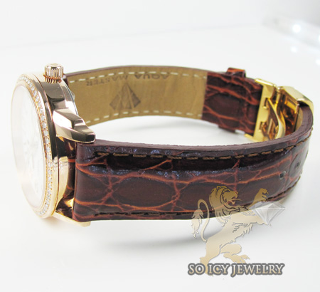 Ladies diamond aqua master watch rose steel 0.50ct - Image 3