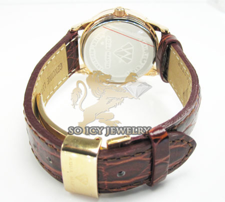Ladies diamond aqua master watch rose steel 0.50ct