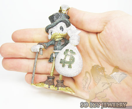 Scrooge mcduck diamond pendant Outlet