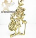 Scrooge mcduck diamond 10k yellow gold pendant 16.50ct