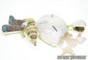 Diamond 10k yellow gold pendant 17.00ct