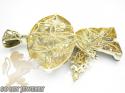 Diamond 10k yellow gold pendant 17.00ct
