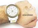 Techno com kc diamond white ceramic watch 1.80ct