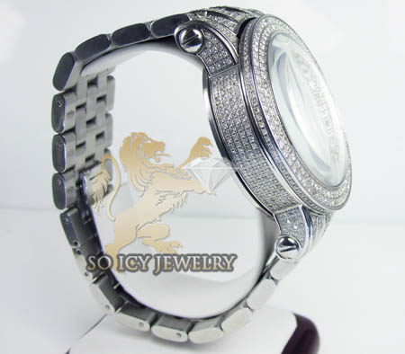 Diamond icelink ice bank mens watch 9.50ct - Image 2